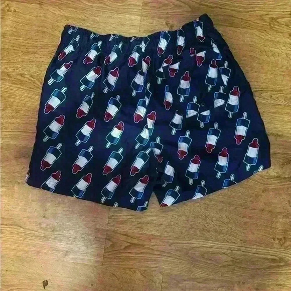 Men's Bomb Pop Theme Swim Trunks Size L/G (36-38) - Picture 4 of 7